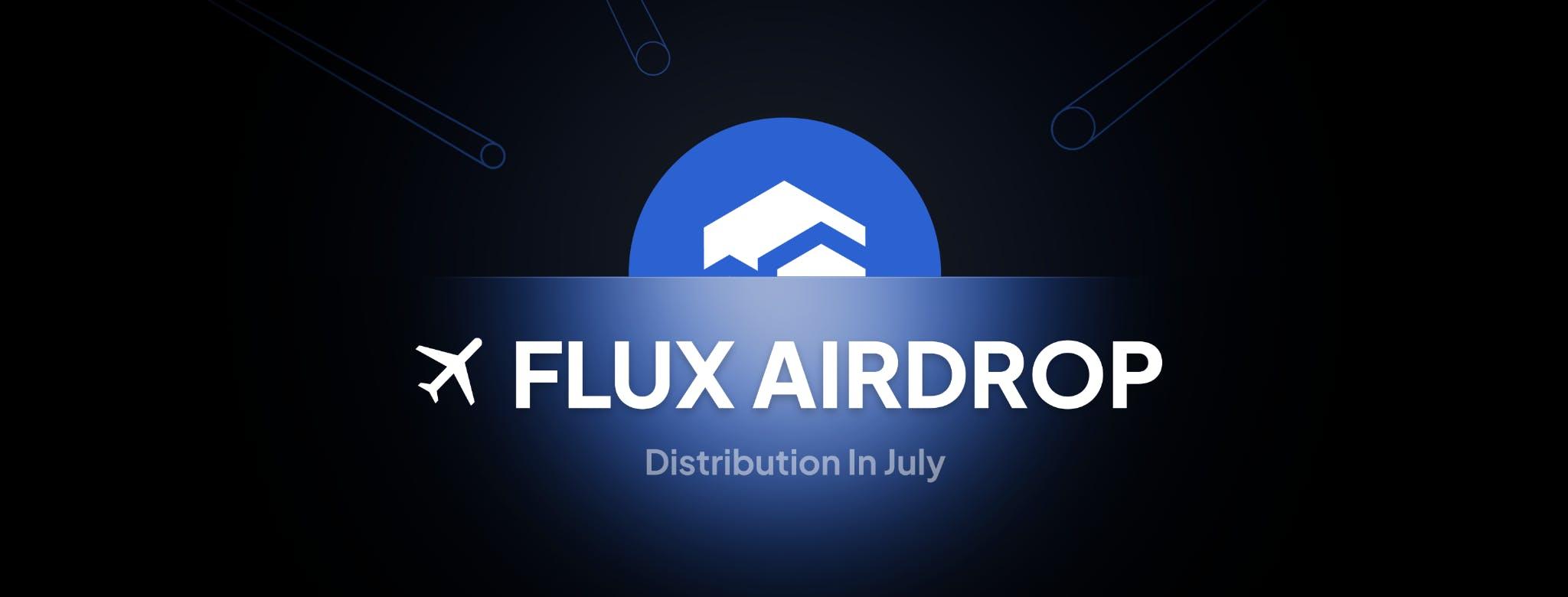 Flux Airdrop distribution in July 2023 on Coinmetro